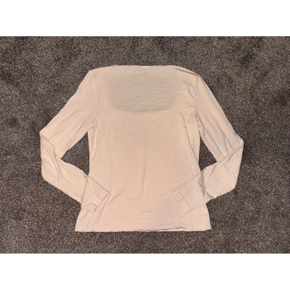 Banana Republic Women's White Square‎ Neck Long Sleeve Top - Picture 9 of 9